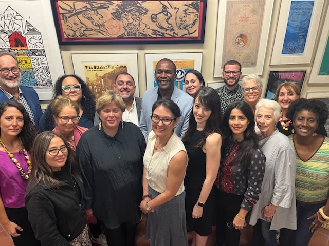 Community participants gathered during a Puerto Rican humanities program.